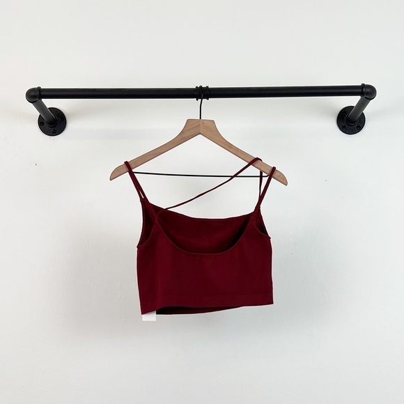 NWT Urban Outfitters Out From Under Lucky Asymmetrical Bra Top Red - Picture 7 of 7